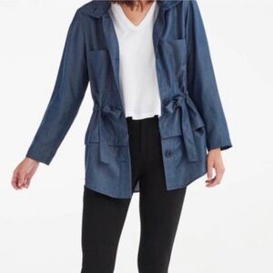 Vetta Capsule The Utility Jacket in Chambray size XS